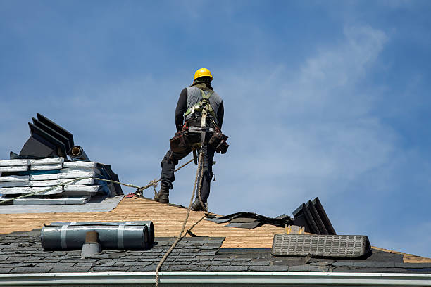 Professional Metal Roofing technician working in Westbury, NY